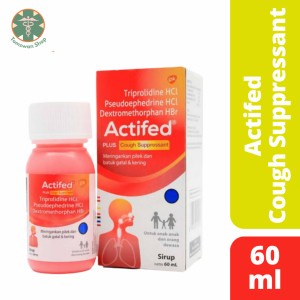 ACTIFED MERAH Sirup Obat Batuk Kering 60 ml