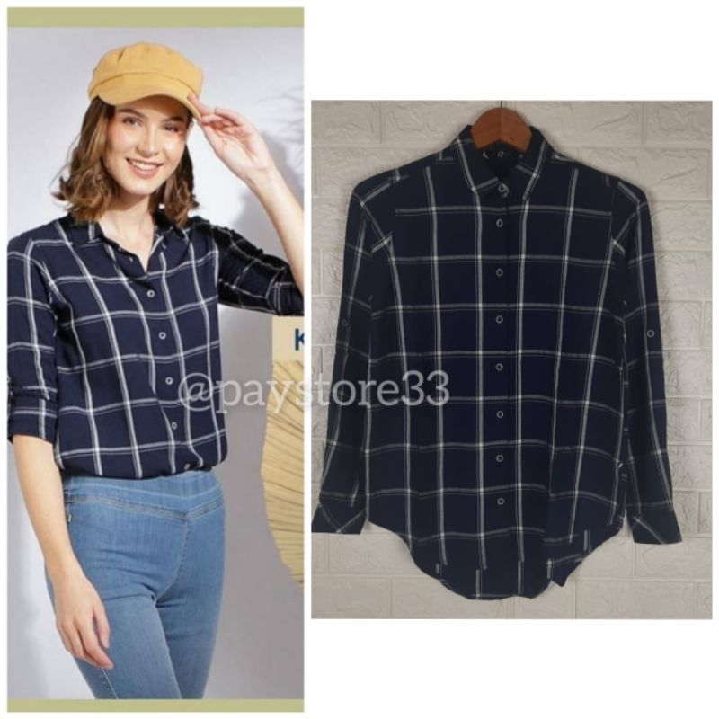 KEMEJA WANITA C2 ORI (CUT LABEL )