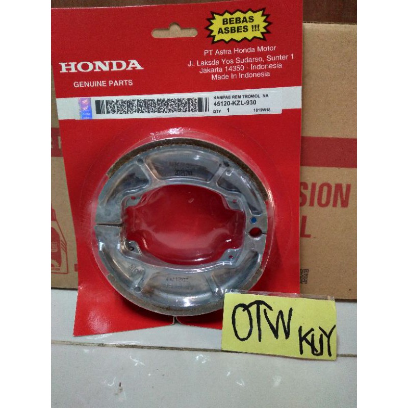 KAMPAS REM BELAKNG VARIO 110 BEAT VARIO 125 VARIO 150 SCOOPY SPACY