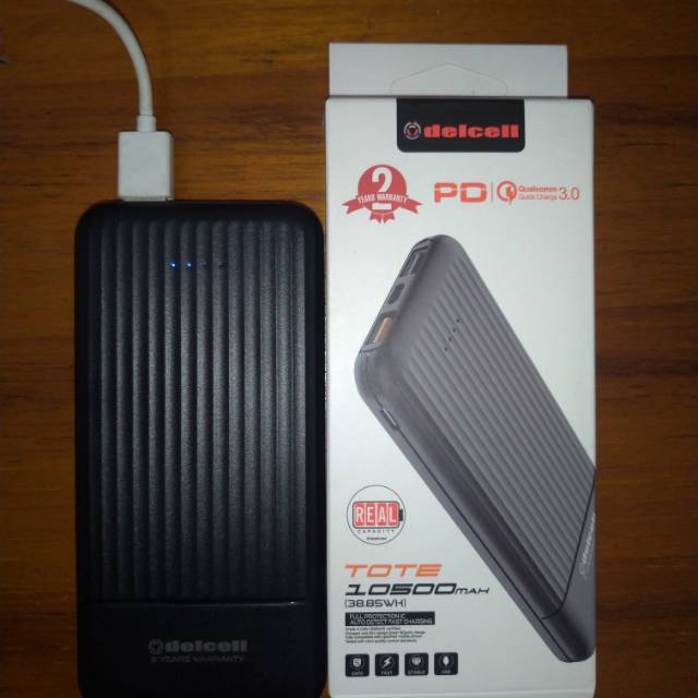 Power Bank DelCell Tote Power Bank Quick Charging & PD