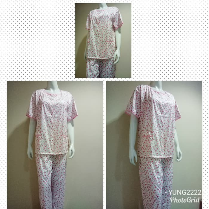 Baju Tidur Wanita Baju tidur stelan CP kaos JUMBO Murah