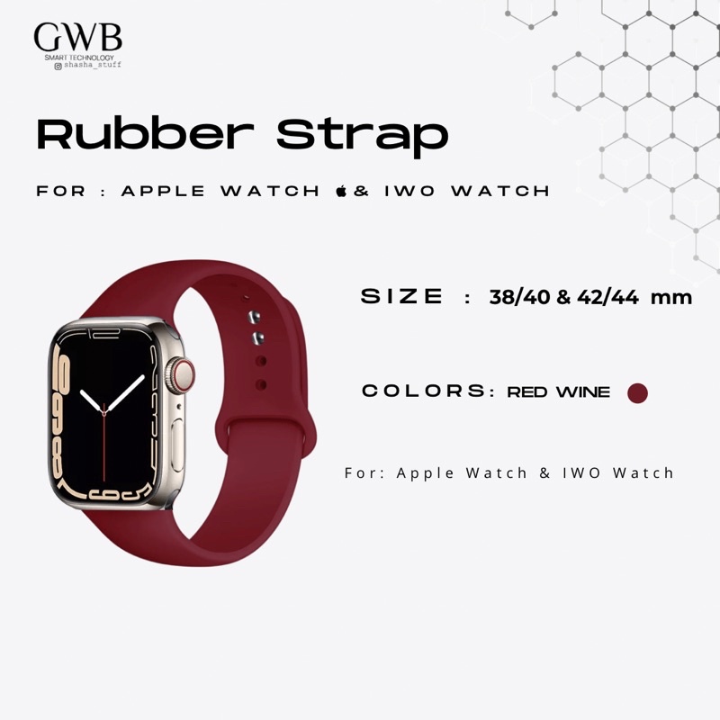 STRAP APPLEWATCH &amp; IWO WATCH SMARTWATCH