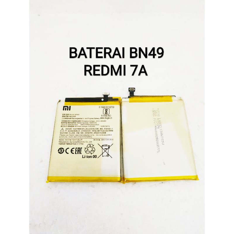 BATERAI XIAOMI REDMI 7A BN49 ORI