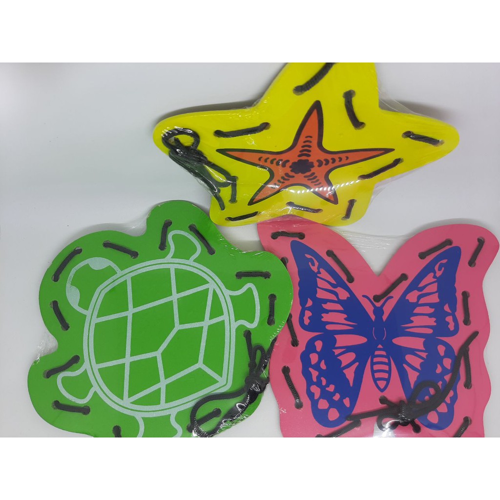 Mainan Menjahit untuk Anak-anak. Mainan Edukasi Menjahit