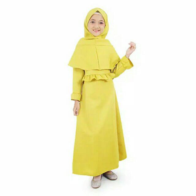 Zola_batik Batik Couple Gamis Katun Halus 2772 Hq - Seragam Batik Katun Bisma