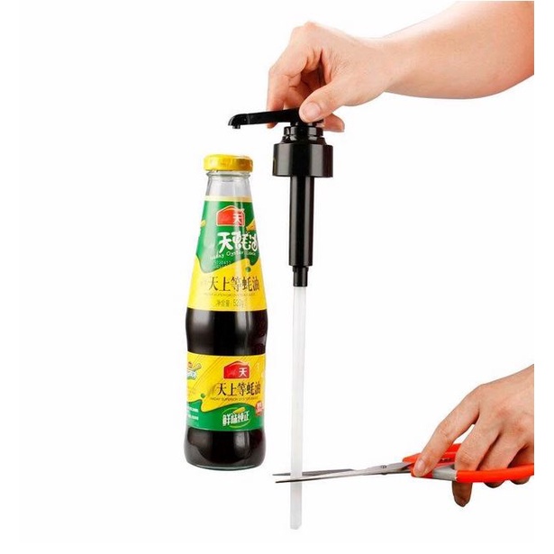 Pompa Kecap Dispenser Botol Syrup Sirup Saus sauce push type Bottle