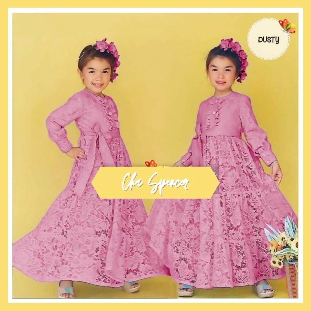 TERBARU Gemita Maxy Kids Usia 8 9 10 Tahun Gamis Anak Perempuan Terbaru / Baju Anak Wanita Muslim / 