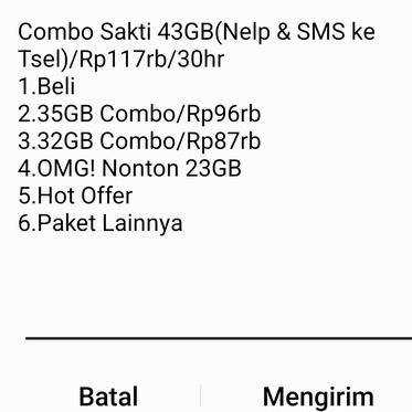 Kartu Sakti Combo 32gb 35gb 43gb Combo Sakti Telkomsel