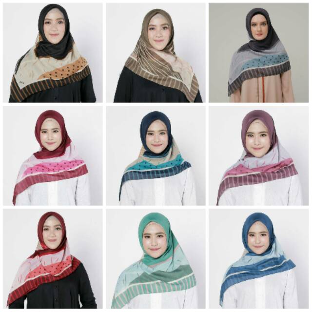 Hijab Segi Empat Scarf Zoya - TALA