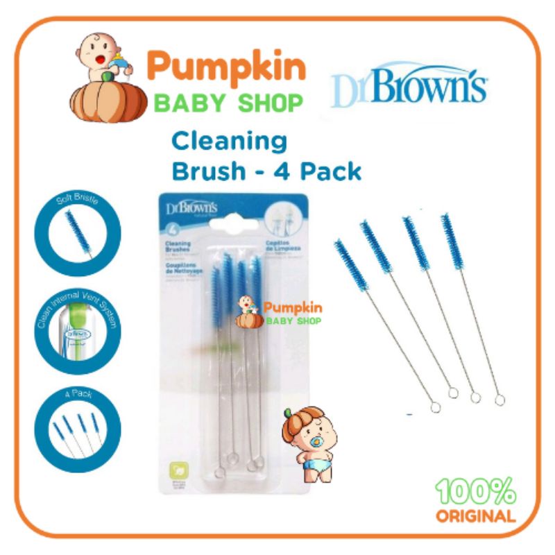 Dr Browns Cleaning Brush isi 4pcs Sikat Botol - 620