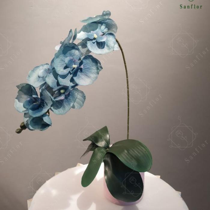 ANGGREK MINI KAIN/MINI ORCHID/ANGGREK MINI PALSU BAHAN KAIN(TANPA DAUN)