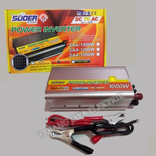 Power Inverter  Perubah Arus Aki  DC12V ke AC230V 1000W 