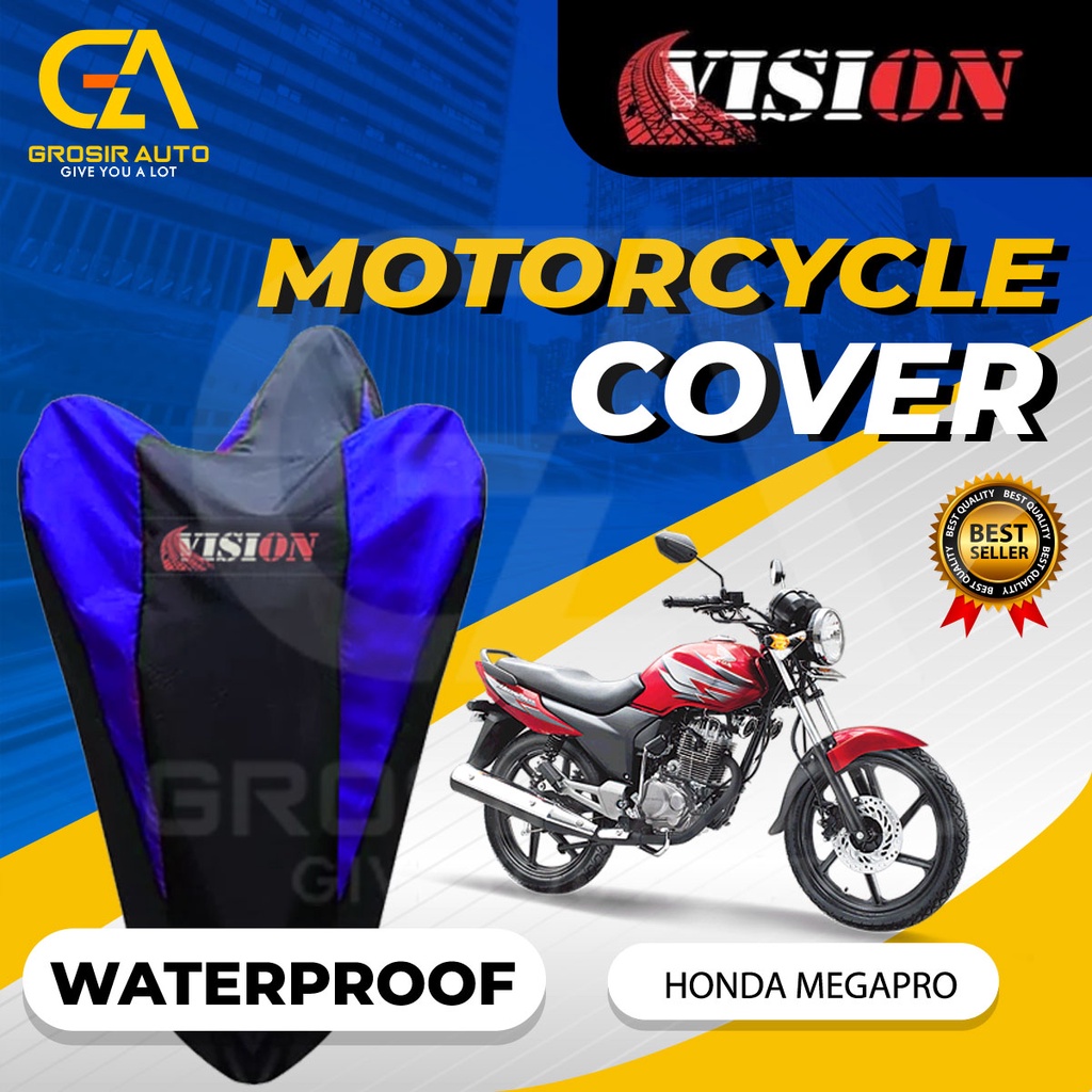 Sarung Motor MEGA PRO Waterproof Vision / Cover Selimut Penutup Sarung Mantel Motor Vision