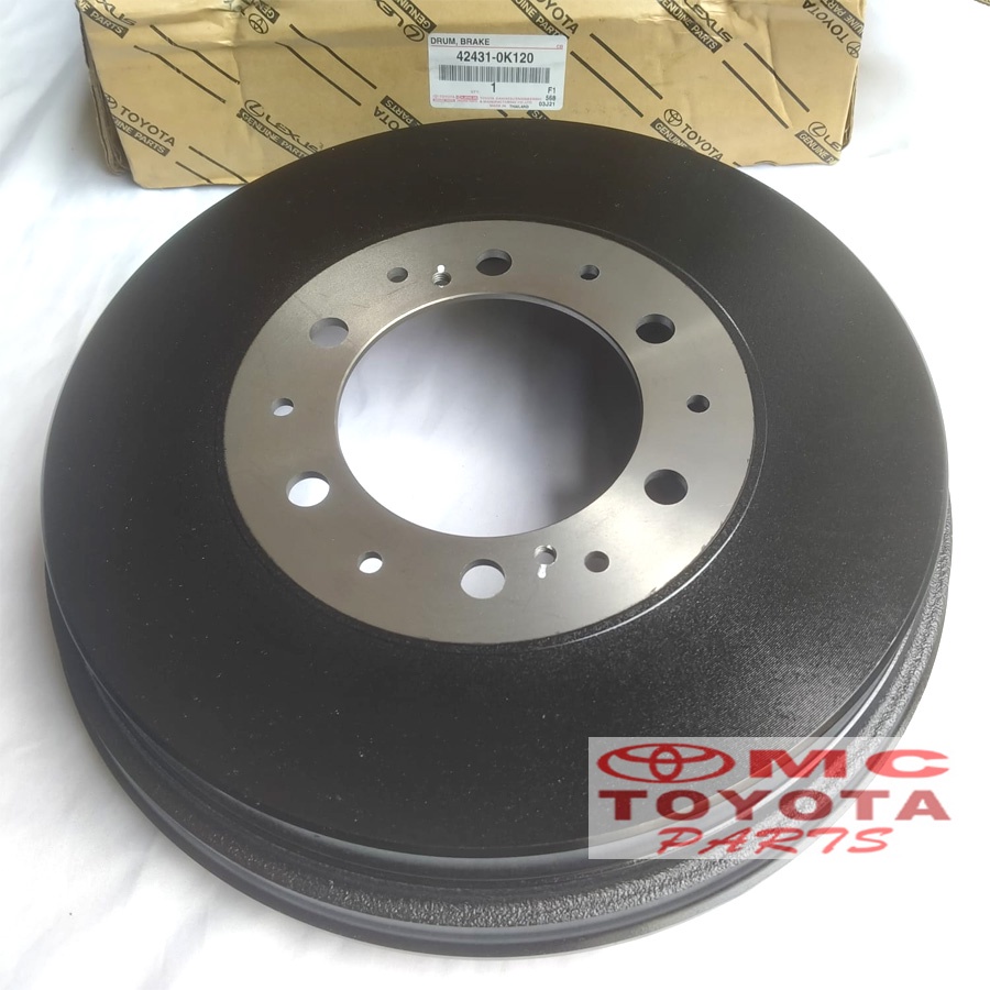 Tromol Rem Belakang / Brake Drum Rear Fortuner Hilux 42431-0K120