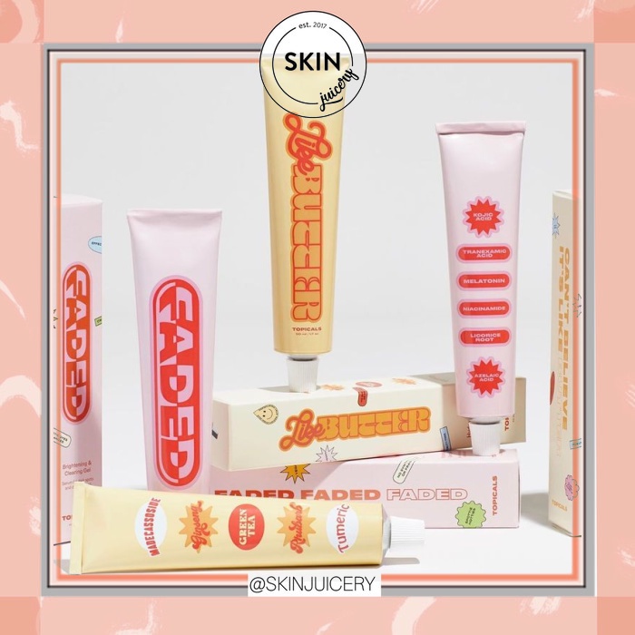 TOPICALS FADED Brightening & Clearing Serum | LIKE BUTTER Hydrating Mask