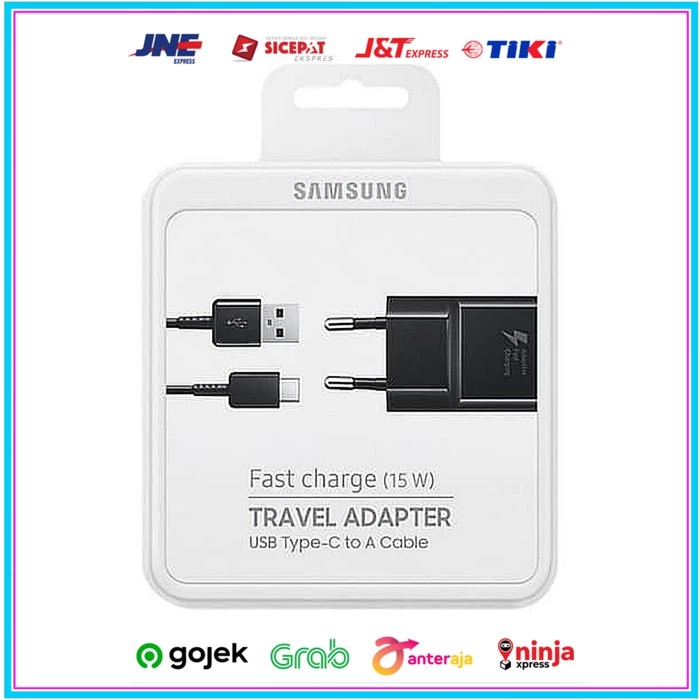 Charger Samsung Galaxy Fast Charging USB Type C ORIGINAL 100% Hitam