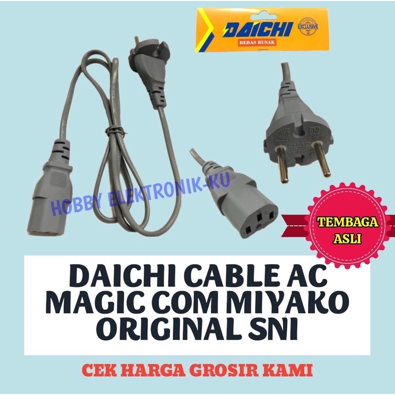 KABEL AC MAGIC COM MAGIC JAR MIYAKOJIMA ORIGINAL SNI DAICHI