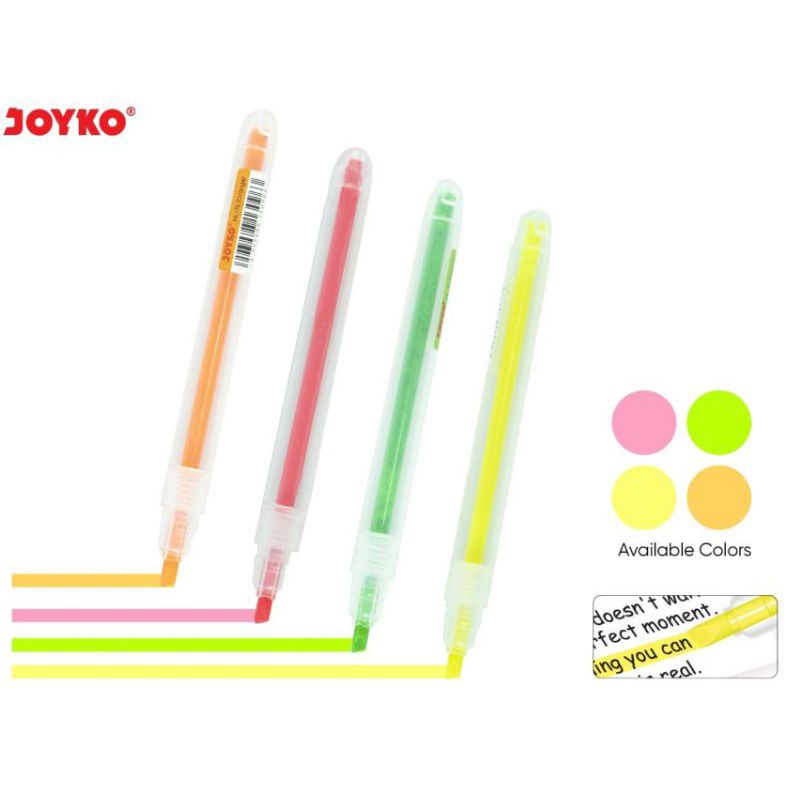 

Highlighter joyko model pen murah satuan