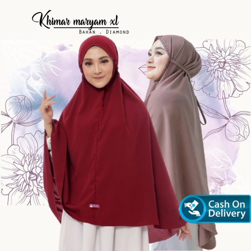 BERGO MARYAM JUMBO TALI KHIMAR BERGO TALI JILBAB JUMBO TALI