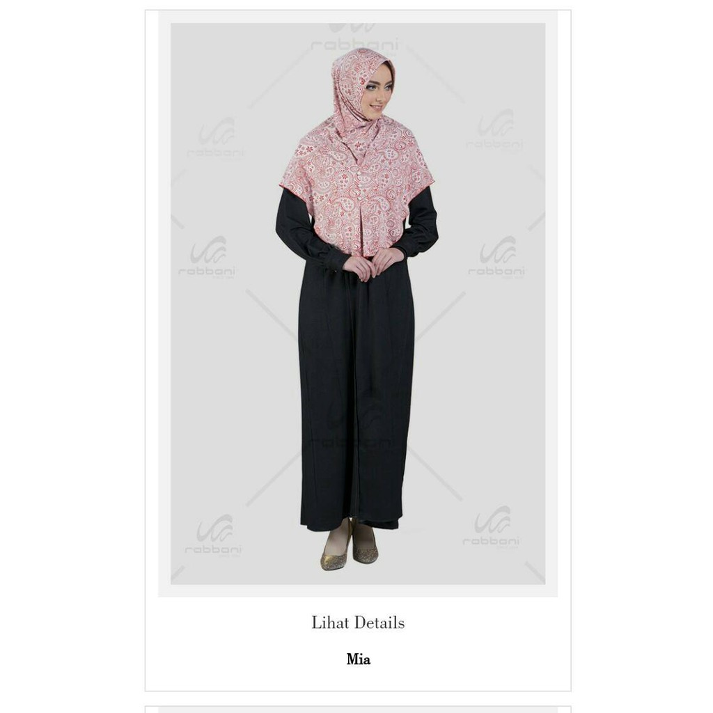 RABBANI GAMIS DRESSLIM MIA ORIGINAL