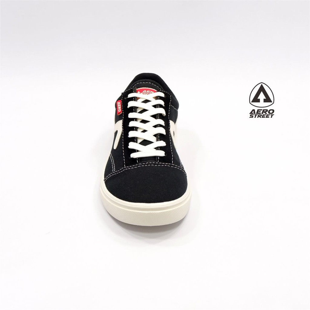 Aerostreet 36-45 Massive Low Hitam - Sepatu  Sneakers Casual Pria Wanita Aero Street 21AA30-4