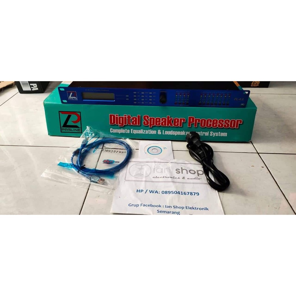 Speaker Management Pasline PL4.8 Driverack Pasline PL 4.8 Original DLMS Pasline PL 48 4in 8out 4 Way