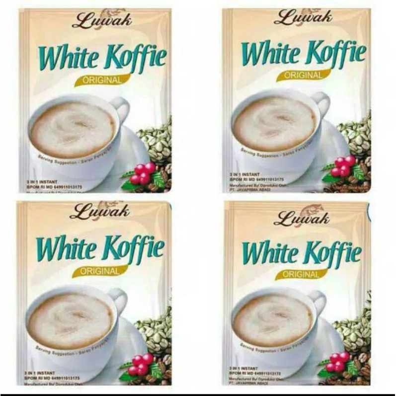 

[MURMER] KOPI LUWAK WHITE COFFE (1RENCENG ISI 10 SACHET)