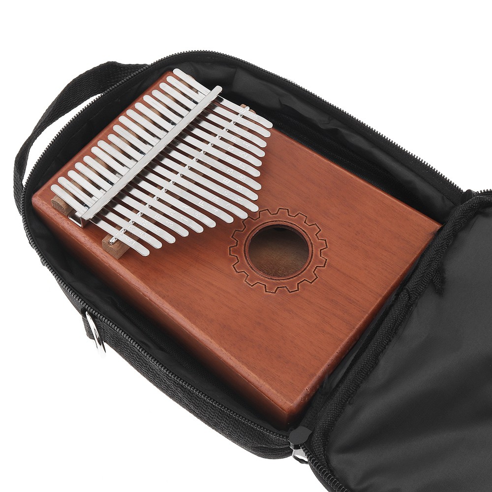 17 Key Kalimba Single Board Mahogany Thumb Piano Set Mbira Mini Keyboard