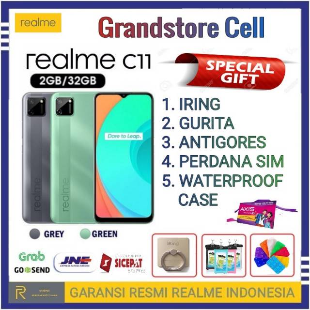 REALME C11 RAM 2/32 GB | C 11 RAM 4/64 GB | NARZO 50i 4/64 GARANSI RESMI REALME INDONESIA