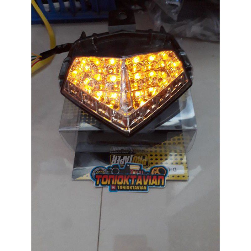 StopLamp Lampu Variasi Stop LED Plus Sein Sen Belakang Vixion New Lampu Stop Motor Vixion