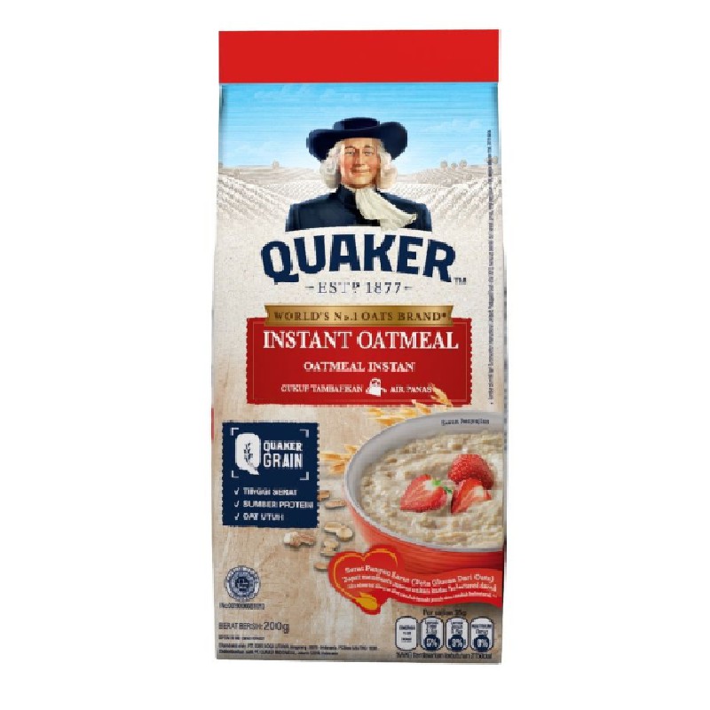 

Quaker Instant Oatmeal Kemasan 200gr