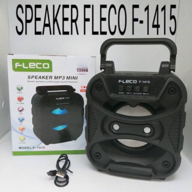 Speaker Bluetooth MP3 Fleco F-1415 Super Bass Wireless