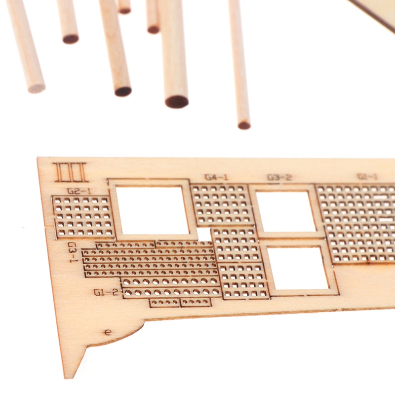 Deid Mainan Rakit Model Perahu Layar Bahan Kayu Halcon Skala 1: 100 Untuk Dekorasi / Hadiah DIY