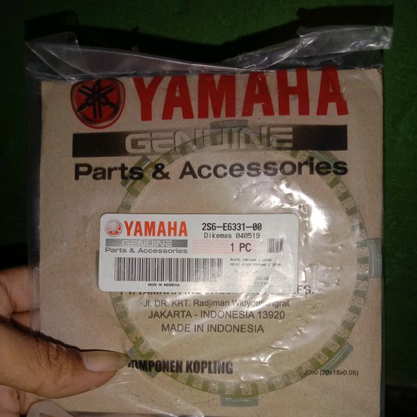 Plat Kampas Kopling - Jupiter MX generasi 3 bagian 2 Asli Yamaha 2S6-E6331-00