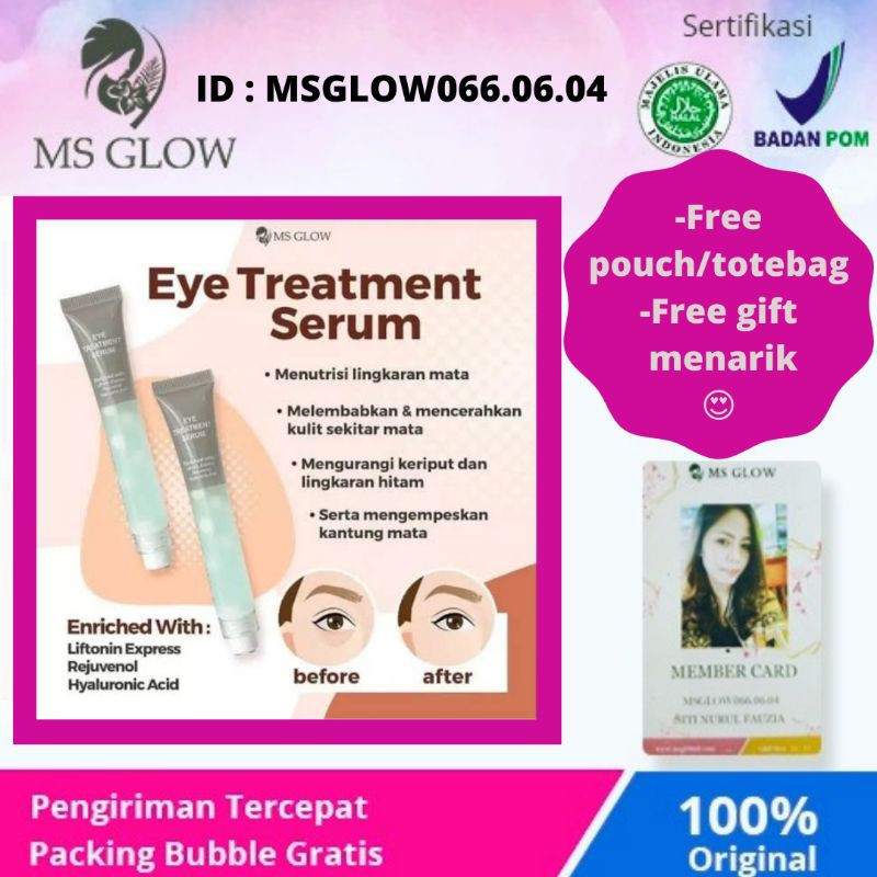 Eye serum / Eye serum ms glow / Ms glow / Skincare