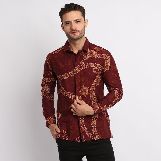 Maginot Kemeja Batik 3.0 Rafandra-LS Lengan Panjang Pria