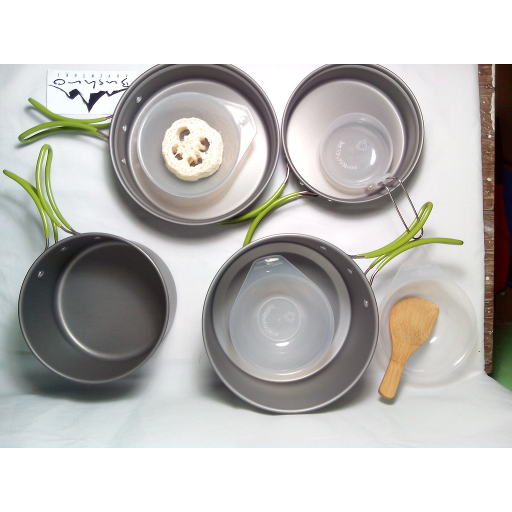 Cooking Set  DS 301 Atau Panci Masak camping tidak lengket