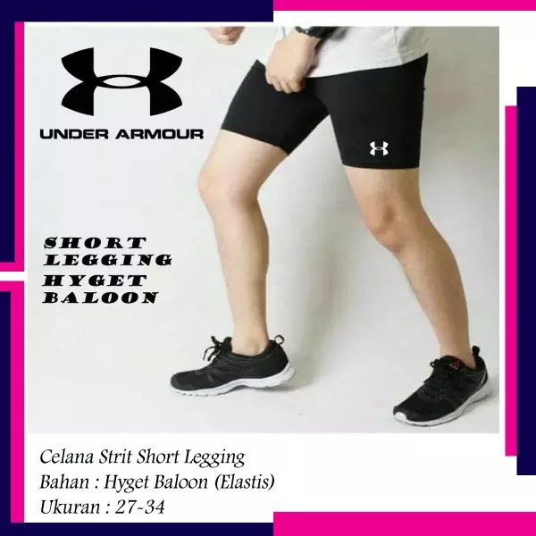 Celana Strit Celan Baselayer Pendek Olahraga Pria Wanita
