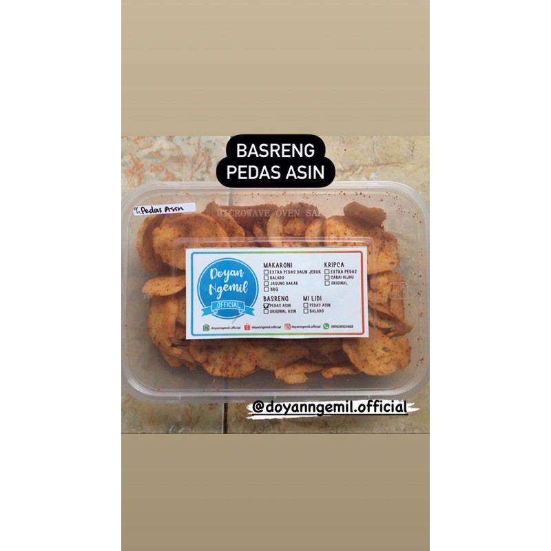 

Basreng Pedas Asin Termurah / Bakso Goreng / Basreng Bekasi