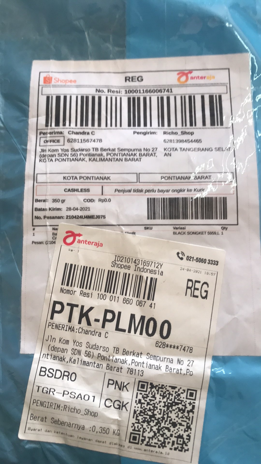 Batik Pria Lengan Panjang Kemeja Batik Slimfit Casual Formal