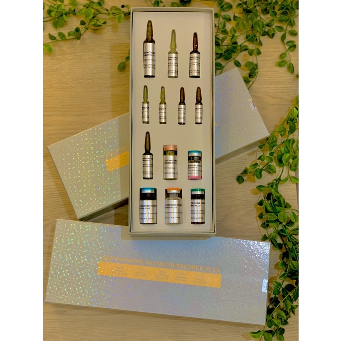 {cantikstore} CHROMOSOME DIAMOND PREMIER PLUS BOX SILVER HOLOGRAM Berkualitas