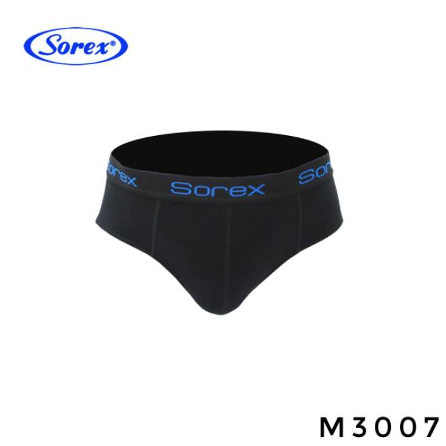 1Box Isi 3pcs Cd Sorex Man 3007 brief Celana Dalam Cowok Sorex Premium Classic Katun Size M L XL