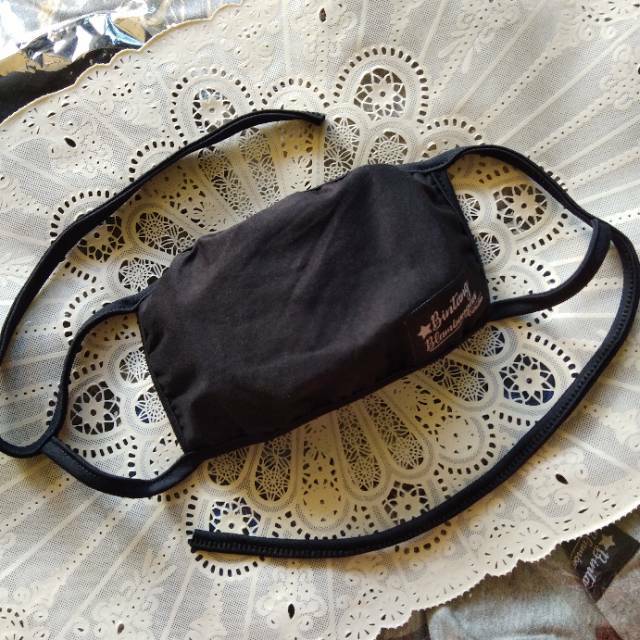 MASKER KAIN 3 LAPIS TEBAL masker sensi masker earloop masker hijab masker kain hijab tali murah