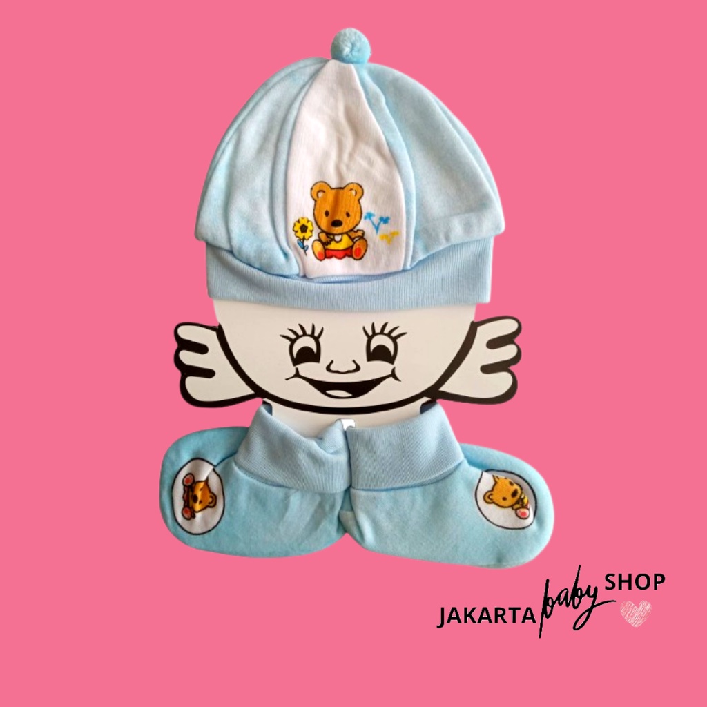 SET KUPLUK / TOPI BAYI DAN KAOS KAKI LUSIANA E 657100