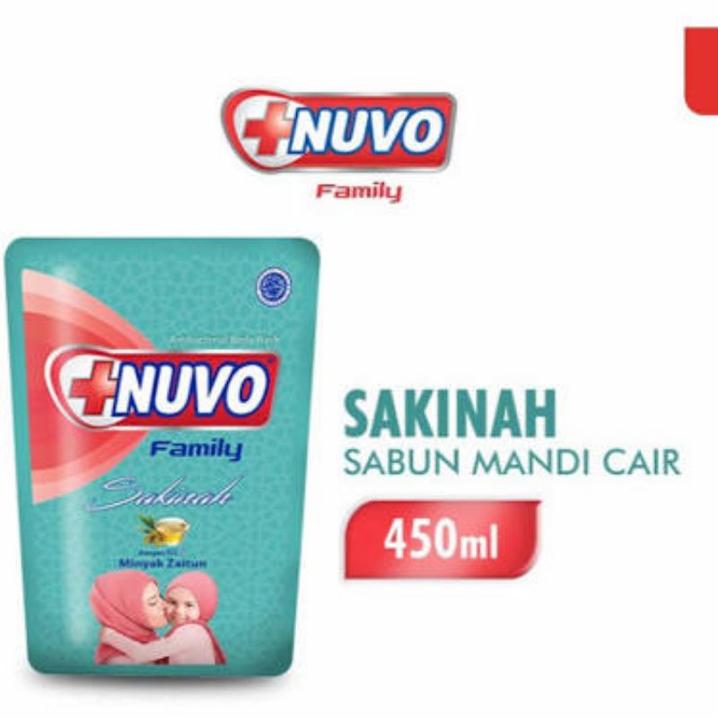 sabun cair Nuvo sakinah zaitun 450ml