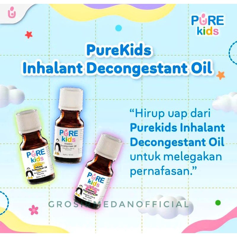 COD - PURE KIDS BABY  DECONGESTANT INHALANT - ANAK SUSAH BERNAFAS DAN HIDUNG TERSUMBAT