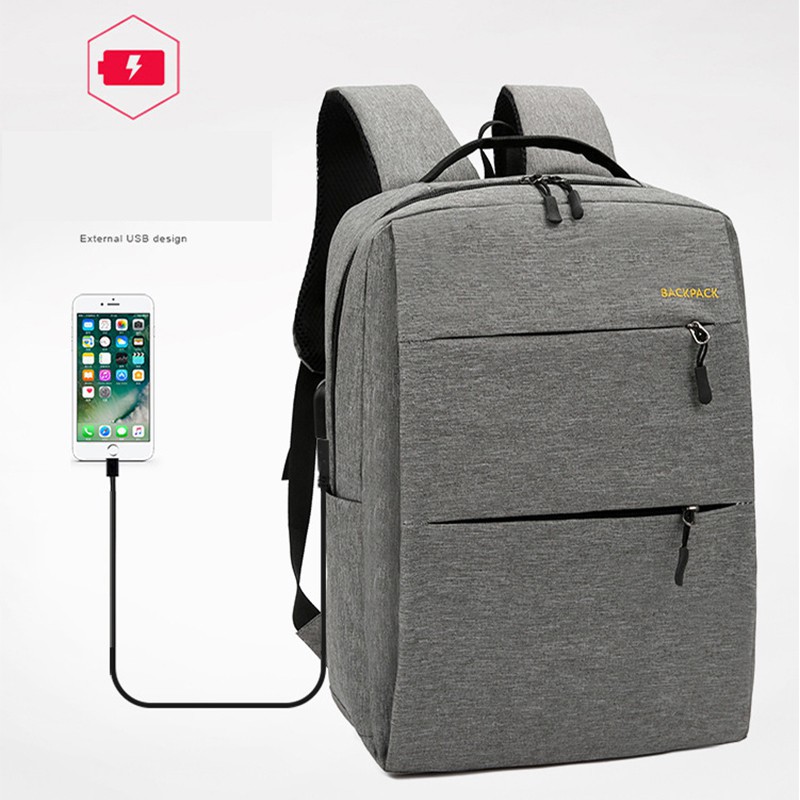 3 in 1 Bopai Tas Ransel Set Anti Air USB Charger Backpack Ready Stock TR801