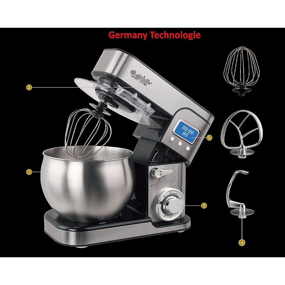 IDEALIFE - Professional Stand Mixer - Mixer Berdiri - Multi Speed (IL-221s)