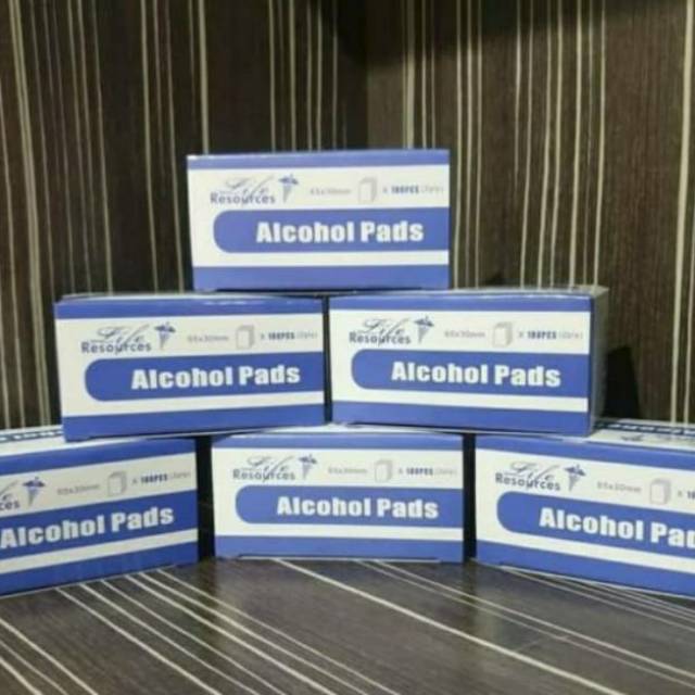 ALKOHOL PADS ALKOHOL SWAB ISI 100 PCS