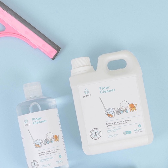 Pureco Floor Cleaner 500ml / 900ml - Pembersih Lantai Pureco